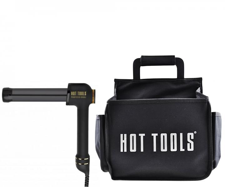 Kulma na vlasy Hot Tools Black Gold Curl Bar - 32 mm + ta�ka Hot Tools Appliance Caddy zdarma