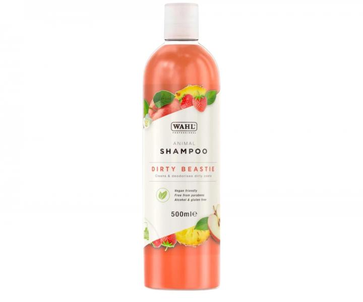 Hloubkov� �istic� �ampon pro siln� zne�i�t�nou zv��ec� srst Wahl Professional Animal Shampoo Dirty Beastie - 500 ml, koncentr�t