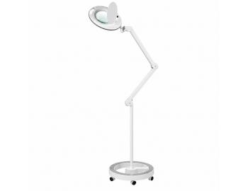 Zv�t�ovac� lupa s LED lampou na stojanu i s uchycen�m na st�l Weelko Mega+ White - 5 dioptri�