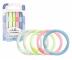 Gumi�ky do vlas� Invisibobble Hair Tie - neonov� modr�, r��ov�, zelen�, �lut� a b�l�