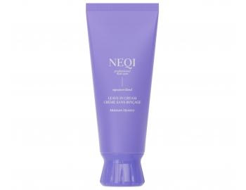 Bezoplachový termoochranný krém pro hydrataci všech typů vlasů Neqi Moisture Mystery Leave-in Cream - 200 ml