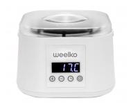 Oh��va� depila�n�ho vosku s �lo�n�m prostorem pro �pachtle Weelko Epilspat - 500 ml, b�l�