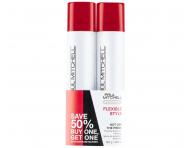 Sada spreje s tepelnou ochranou Paul Mitchell Flexible Style Hot Off The Press - 200 ml - 1+1 zdarma