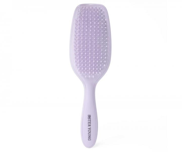 Kart�� na roz�es�v�n� vlas� Sister Young Ayla Hair Brush - fialov�