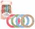 Ozdobn� sat�nov� gumi�ky Invisibobble Beauties - 4 ks - pastelov� zelen�, r��ov�, modr�, b�ov�