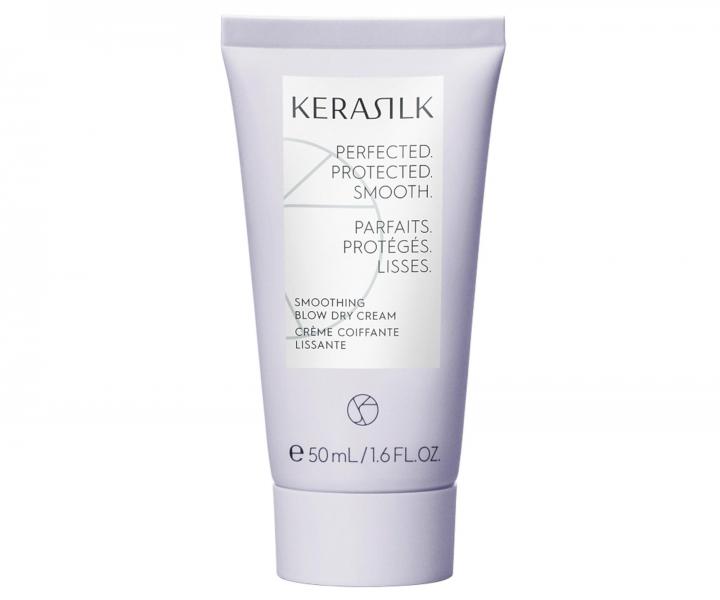 Vyhlazující krém pro fénování vlasů Kerasilk Smoothing Blow Dry Cream - 50 ml