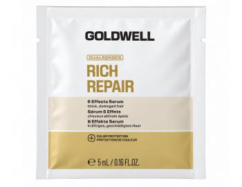 Bezoplachov� regenera�n� s�rum pro such� a po�kozen� vlasy Goldwell Dualsenses Rich Repair 6 Effects Serum - 5 ml