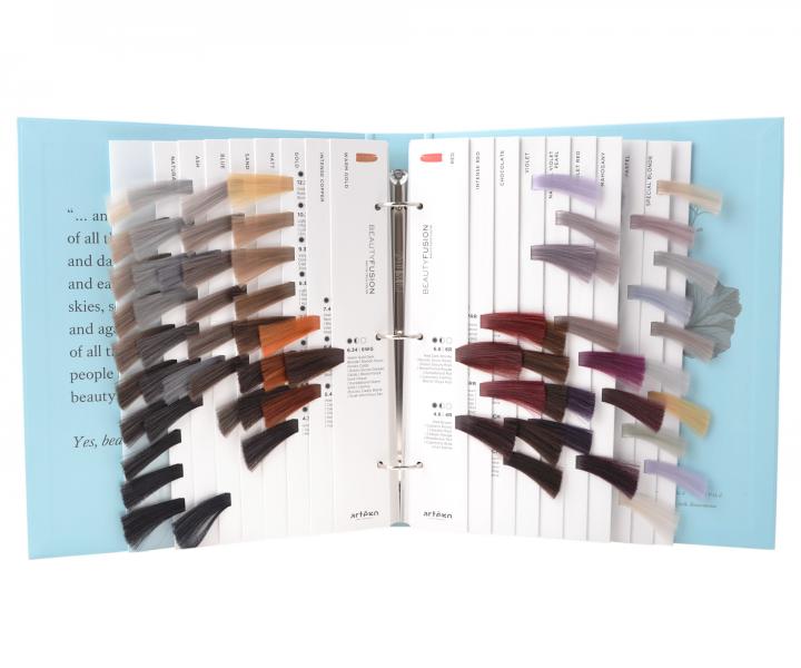 Vlasov vzornk barev Artgo Beauty Fusion Phyto-Tech Color Full And Demi Plus Color Collection