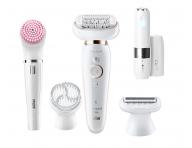 Dámský epilátor Braun Silk-épil 9 Flex 9105 + dámský strojek Braun Face Mini zdarma