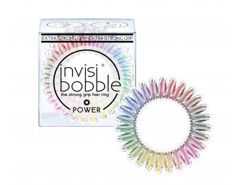 Spirálová gumička do vlasů Invisibobble Power Magic Rainbow - duhová, 3 ks
