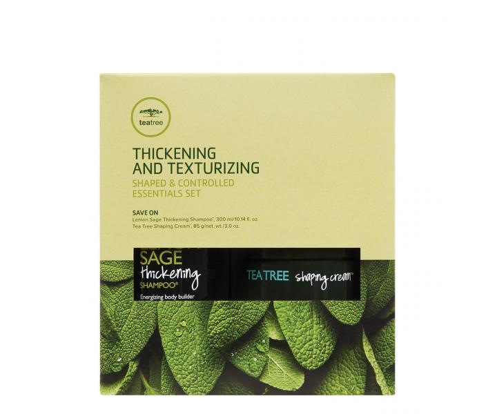 Dárková sada pro objem a texturu vlasů Paul Mitchell Lemon Sage&Tea Tree