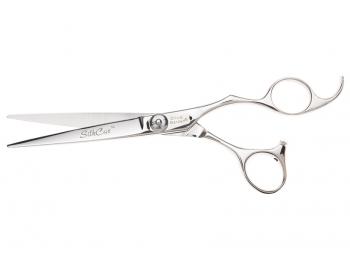 Kadeřnické nůžky Olivia Garden SilkCut® Shear 6,5" - stříbrné