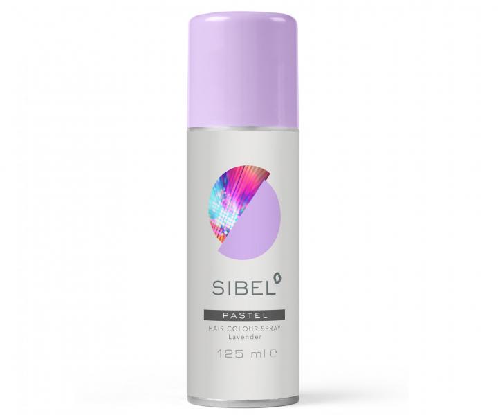 Barevný sprej na vlasy Sibel Hair Colour Pastel - pastelově fialová - 125 ml