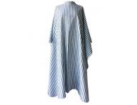 Pláštěnka na stříhání Sibel Barburys Stripes Barbering Cape - pruhovaná