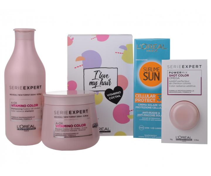 Dárkový balíček pro barvené vlasy Loréal - Box Vita Cream ZDARMA