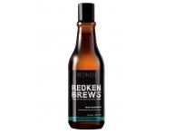 Pnsk sada Redken Brews - osvujc ampon + olej na vousy a ple + istc ampon 3v1 zdarma