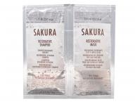 ampon a maska pro regeneraci vlas Inebrya Sakura Restorative - 2x15 ml