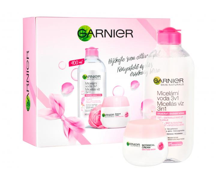 Dárková sada pro citlivou a suchou pleť Garnier Skin Naturals