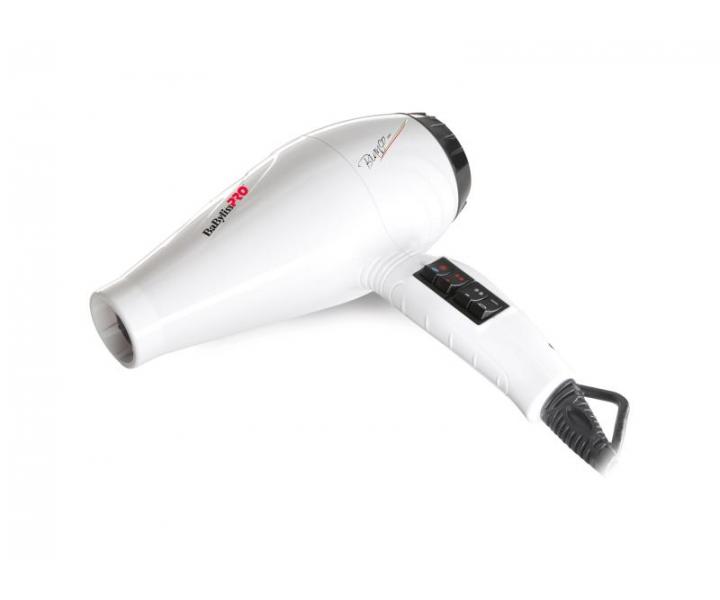 Fén BaByliss Pro Bianco s ionizací - 2100 W, bílý