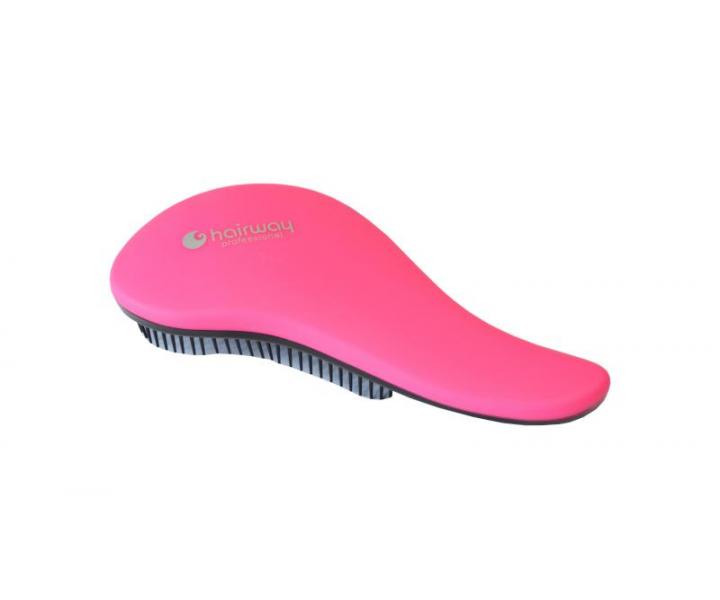 Kartáč na vlasy Hairway DeTangle - růžovo-černý