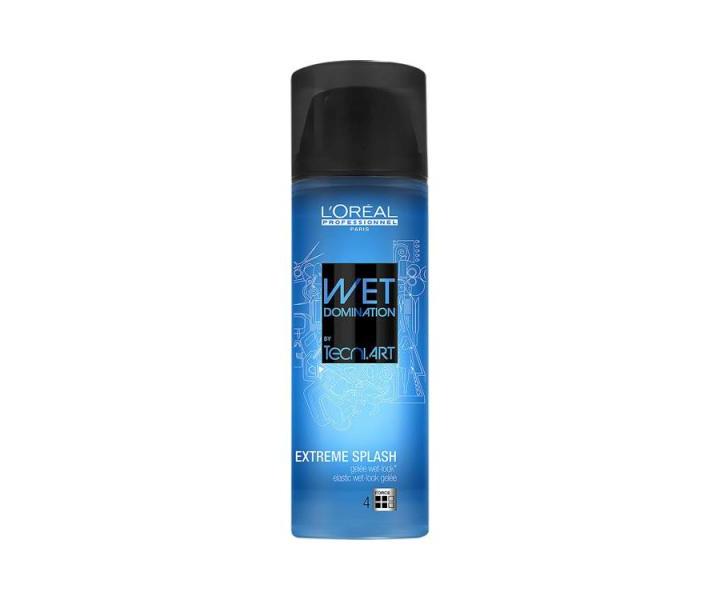 Gel pro mokr vzhled vlas Loral Wet Domination Extreme Splash - 150 ml