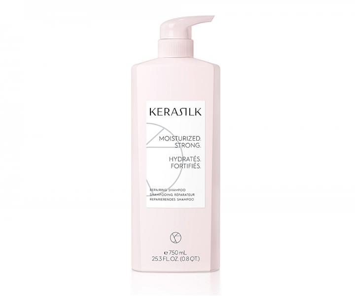 Regeneran ampon pro such a pokozen vlasy Kerasilk Repairing Shampoo - 750 ml