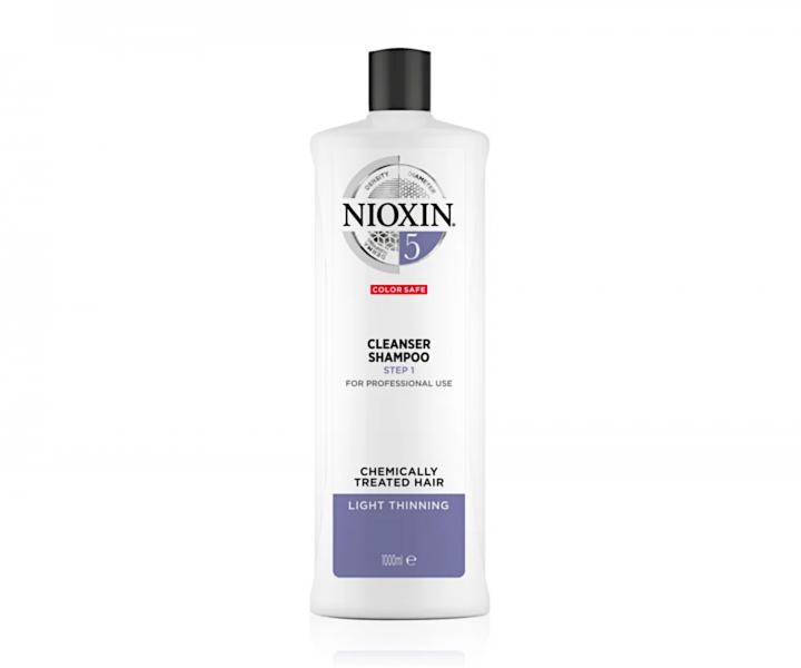 ampon pro mrn dnouc chemicky oeten vlasy Nioxin System 5 Cleanser Shampoo - 1000 ml