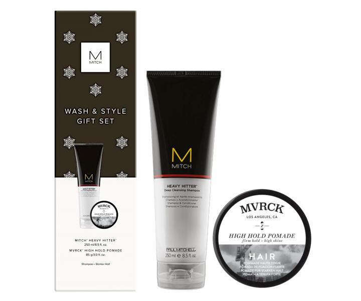 Dárková sada pro muže Paul Mitchell High Hold Pomade Duo Wash & Style Gift Set