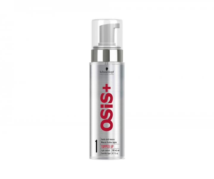 Bezaerosolov pna pro lehk objem vlas Schwarzkopf Professional Osis+ Topped Up - 200 ml