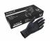 Latexové rukavice pro kadeřníky Sibel Black Pro 20 ks - M