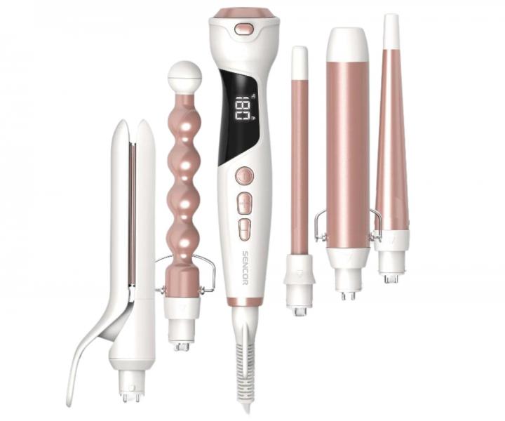 Multifunk�n� kulma na vlasy Sencor 5in1 Curler & Straightener SHS 8700RS - b�l�