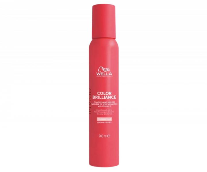 Objemová pěna pro oživení barvy Wella Invigo Color Brilliance Conditioning Mousse Coloured Hair - 200 ml