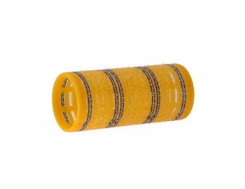 Samodrc natky na vlasy Bellazi Velcro pr. 22 mm - 6 ks, lut