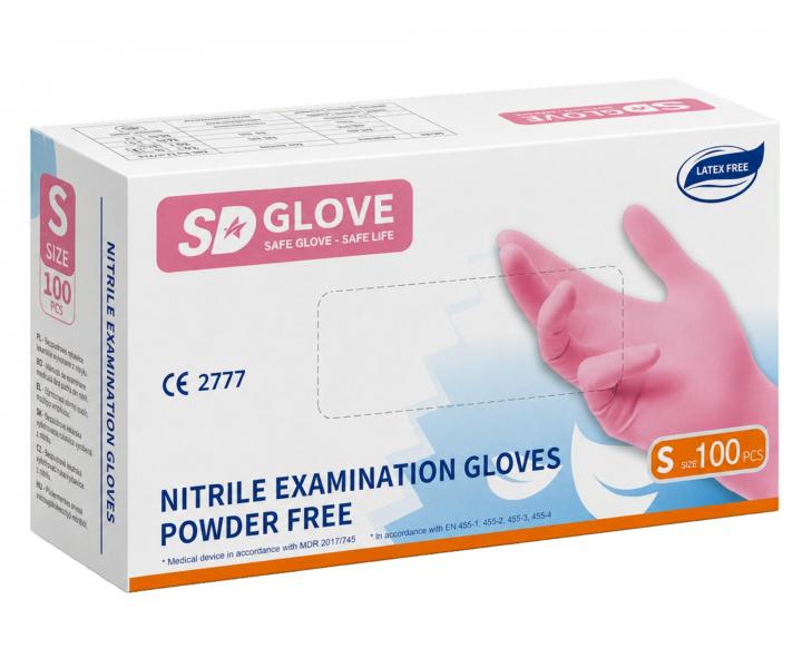 Nitrilov� rukavice SD Glove Nitrile Examination Gloves 100 ks - r��ov�