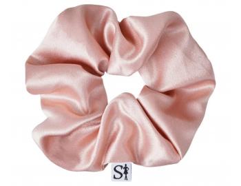 Ozdobn� sat�nov� gumi�ka do vlas� Sister Young Scrunchie Lilu Champagne - �ampa�