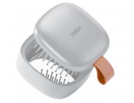 Cestovn� kart�� na vlasy se zrc�tkem Laifen Air Silver - st��brn�