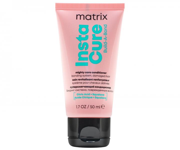Sada pro velmi poškozené vlasy Matrix Instacure Build-A-Bond + kondicionér 50 ml zdarma
