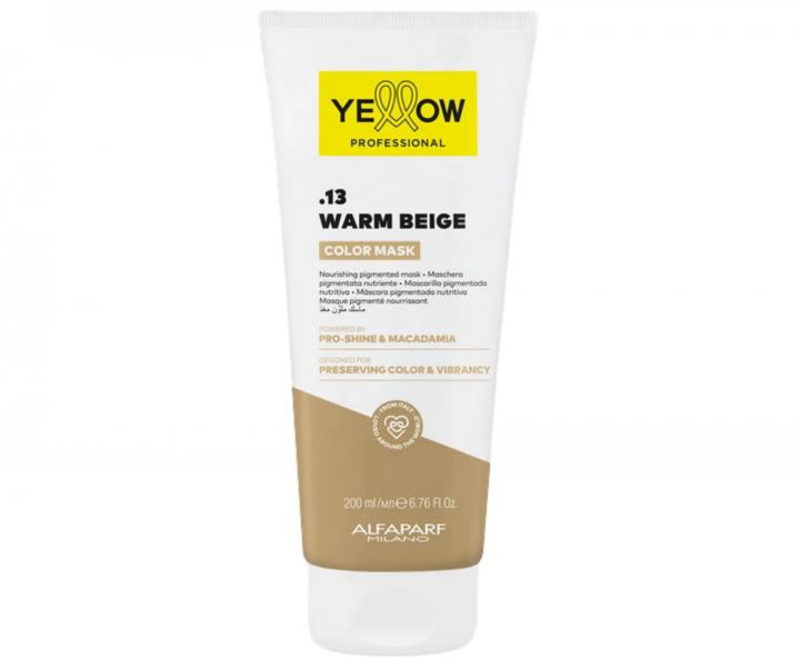 Vy�ivuj�c� maska s barevn�m pigmentem Yellow Professional Color Mask .13 Warm Beige - tepl� b�ov�, 200 ml