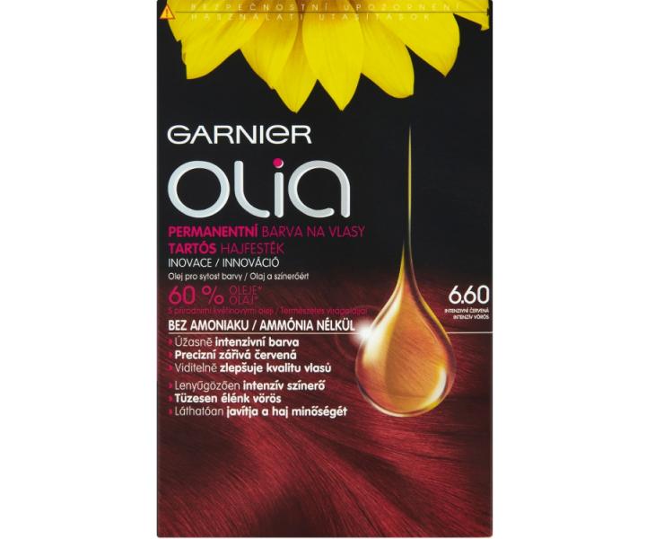 Permanentn olejov barva Garnier Olia 6.60 intenzivn erven