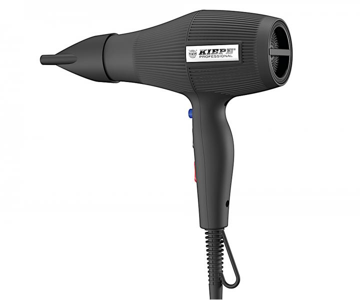 Profesionální barber fén na vlasy Kiepe Pro Thoor Barber Hair Dryer - 2200 W, černý