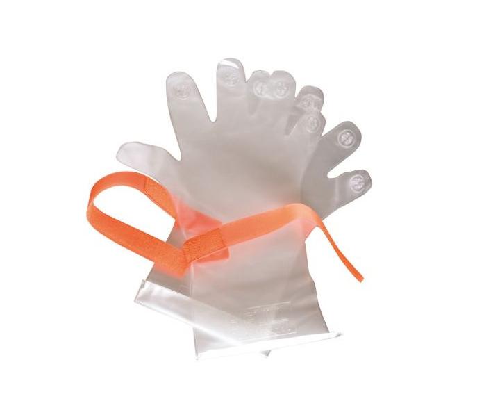 Kadeřnické masážní rukavice Bifull Profesional - uni velikost