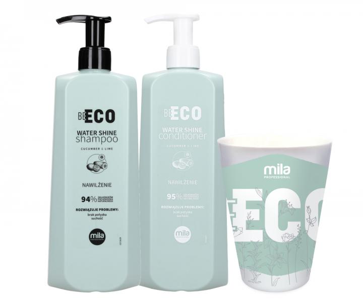 Sada pro such vlasy Mila Professional Be Eco Water Shine + keramick hrnek zdarma