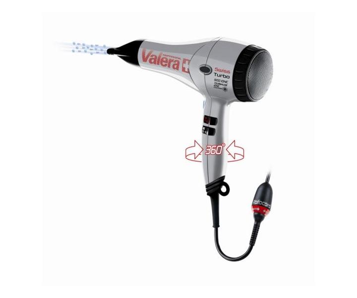 Valera Swiss Turbo 8200 Ionic Tourmaline Rotocord stříbrný