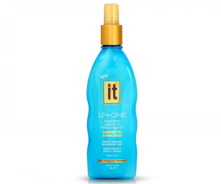 Bezoplachový kondicionér pro regeneraci It Haircare 12-in-One Leave in Treatment Keratin - 300 ml