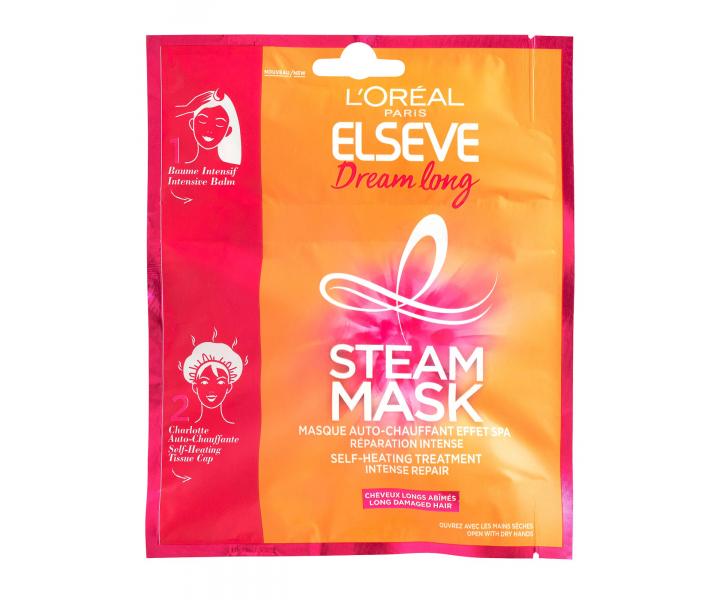 Hydratační a vyživující maska proti lámání vlasů Elseve Dream Long - Steam Mask - 40 ml