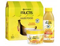 Drkov vyivujc sada pro such vlasy Garnier Fructis Banana Hair Food - ampon + maska