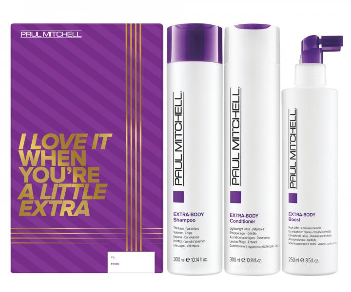 Dárková sada pro objem vlasů Paul Mitchell Extra-Body Trio