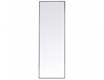 Kadeřnické zrcadlo Kare Bella - černé, 130 x 30 cm