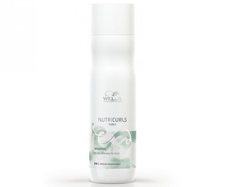 Vyivujc ampon pro kudrnat vlasy Wella NutriCurls for Curls - 250 ml