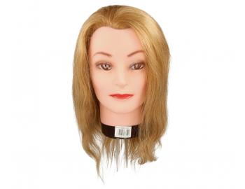 Cvin hlava s prodnmi vlasy Mila 30 - 35 cm - blond